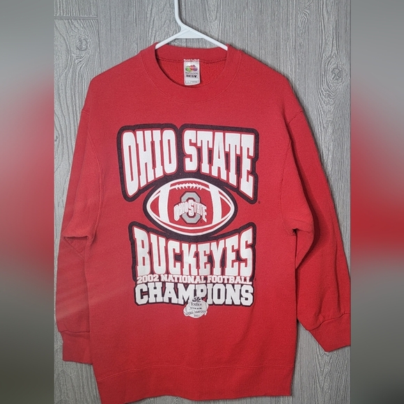 Fruit of the Loom Other - Ohio state buckeyes 2002 champion sweat shirt. Size LG.